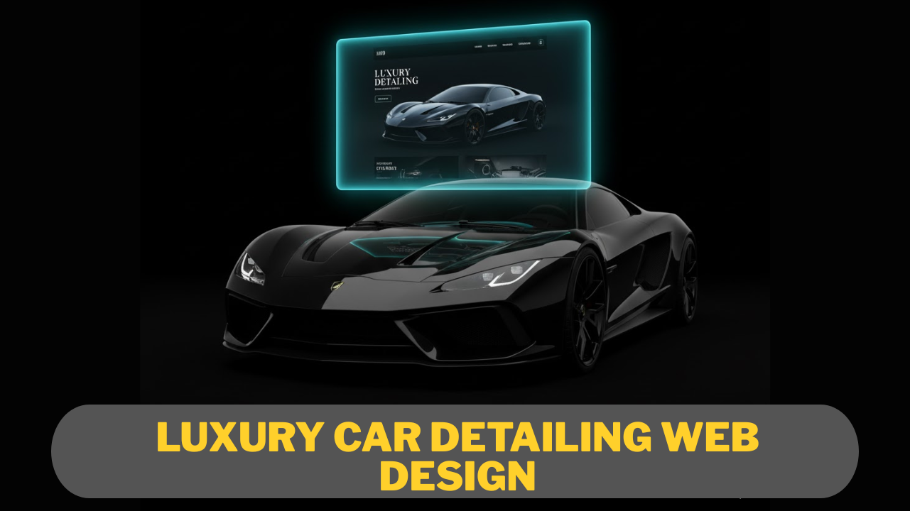 luxury car detailing web design