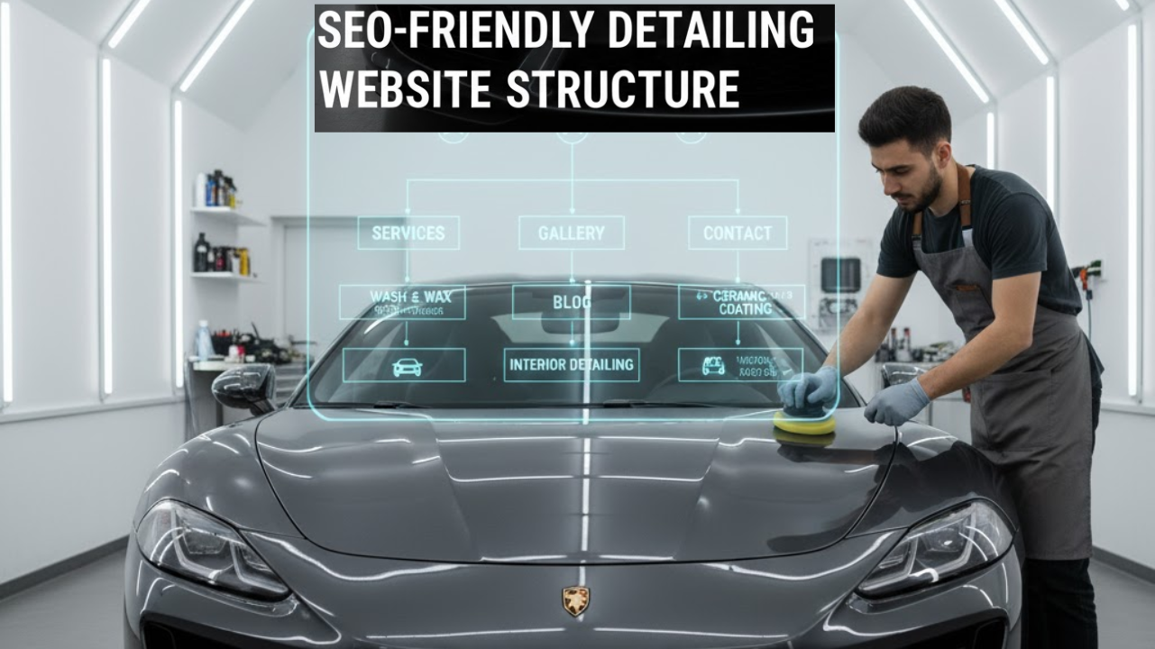 SEO-friendly detailing website structure