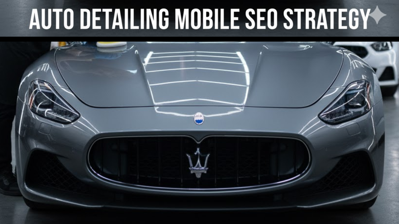 Auto Detailing Mobile SEO Strategy