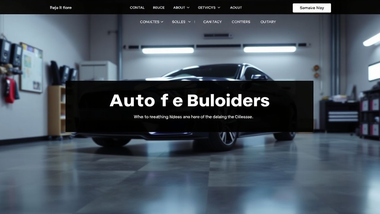 The 7 Best Website Builders for Auto Detailing Businesses in 20256(Review & Comparison)